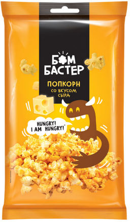 Цена за 5 шт.Бомбастер, попкорн со вкусом сыра, 35 г  фото 2