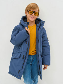 Куртка зимняя 25537-524 джинсовый