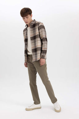 Узкие брюки из габардина - Defacto фото 2