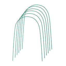 Дуги парниковые метал.труба в ПВХ 10мм х 4м (компл. 6шт.)