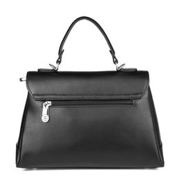 Y1525 black, женская кожаная сумка "Handheld bag" Barcelo Biagi