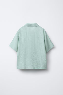 6-14 YEARS/ SEERSUCKER SHIRT PYJAMAS - Zara фото 3