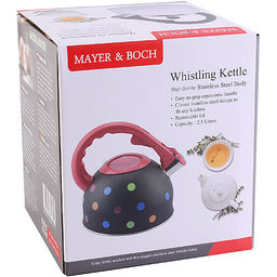 30956 Чайник 2,5 л со свистком нерж MB (х12) - Mayer&boch фото 4