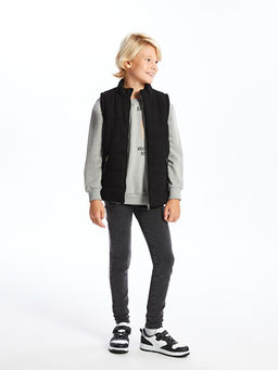 Dik Yaka Erkek ?ocuk Yelek