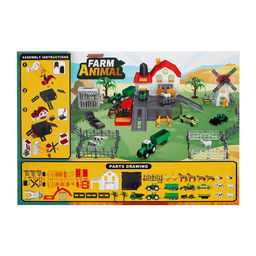 Игровой набор «Ферма», парковка для машин, амбар, вольеры, транспорт, животные