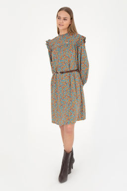 Женское мятное тканое платье Неожиданная скидка в корзине - U.s. polo assn фото 3