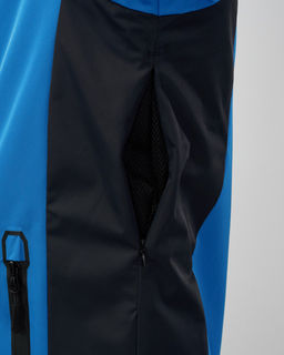 Горнолыжная куртка мужская зимняя голубого цвета 7611Gl