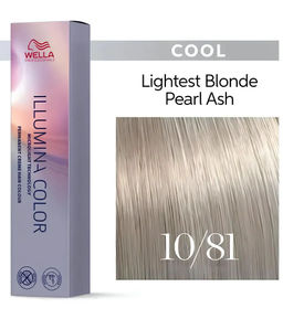 Illumina Color 10/81 яркий блонд жемчужно-пепельный, Wella Professionals