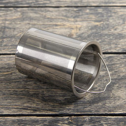 Чайник стеклянный заварочный «Мари», 1,2 л, 18,5×16×12,5 см, металлическое сито