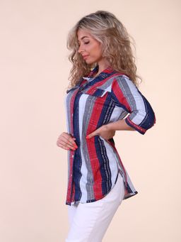 М377 Рубашка Рандеву(полоска) - Иванушка-трикотаж фото 5