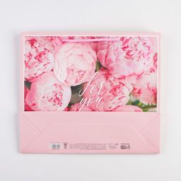 Пакет ламинированный горизонтальный For you, M 30 х 25.5 х 9 см - Дарите счастье фото 11