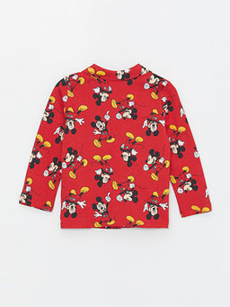 Polo Yaka Uzun Kollu Mickey Mouse Bask?l? Erkek Bebek Pijama Tak?m? - Waikiki фото 3