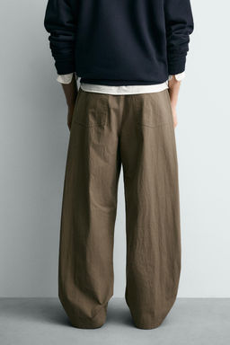 PANTAL?N CURVED FIT / Khaki - Zara фото 3