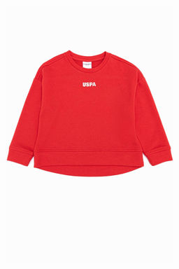 U. S. Polo Assn Детский красный базовый свитшот с круглым вырезом - U.s. polo assn фото 10