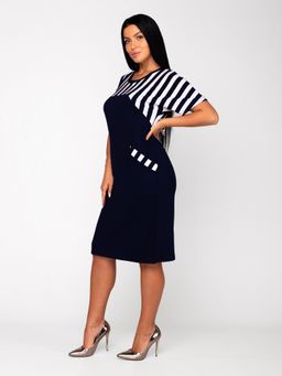 Платье женское вискоза ЭЛИЗАБЕТ ШИРОКАЯ ПОЛОСА - Domtrik фото 4