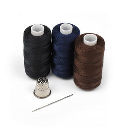 Нитки армированные 100ЛЛ Мастеровой 200 м цв. т.серый, коричневый, т.синий уп.3шт