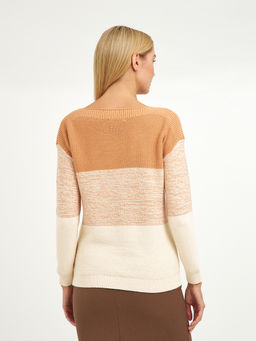 джемпер женский из хлопка в широкою полосу - Glenfield фото 7