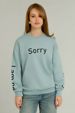Арт. 15104 Свитшот женский 44-52 (5 шт) Цвет:мята