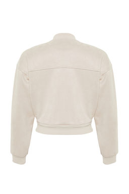 TRENDYOLMILLA Tas Oversize Suet Bomber Ceket Mont TWOSS24MO00048  фото 13