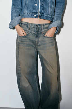 TRF LOW-RISE BAGGY JEANS - Zara фото 5