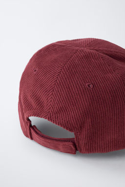CORDUROY CAP WITH INITIAL - Zara фото 3