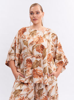 Блузка с листьями BL06204LIS19