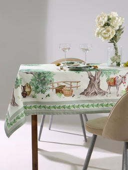 Набор кухонный «Этель» Olivia, скатерть 110×145±3 см, салфетки 40×40 см-4 шт., 100% хлопок