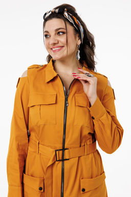 Платье ANELLI 1301 янтарный  фото 2