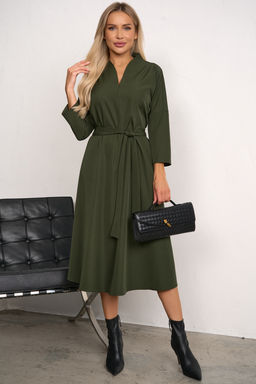 Платье Турин (оливковый) Р11-1222/6