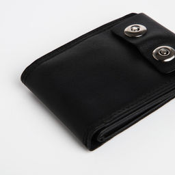 Портмоне мужское на магнитах, чёрное