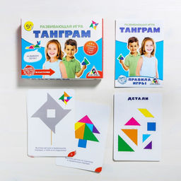 Настольная развивающая игра-головоломка Танграм - Лас играс фото 2