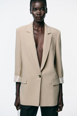 PRINTED CUFF BLAZER - Zara фото 2