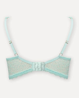 Кружевной бюстгальтер-бралетт зеленого цвета - Deseo фото 5