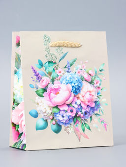 Цена за 4 шт. Пакет подарочный ламинированный Чудеса 11.5?14.5?6.5 см