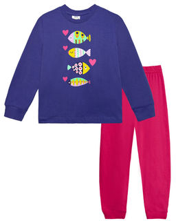 Пижама для девочки 91313 Lets go