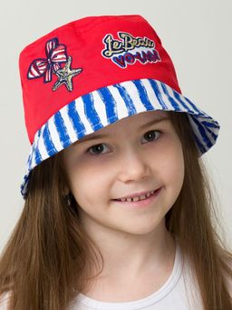 PELICAN, панама для девочек, Красный  фото 2