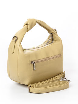 LACCOMA сумка Офелия-Y2005-желто-бежевый эко кожа хлопок  фото 3