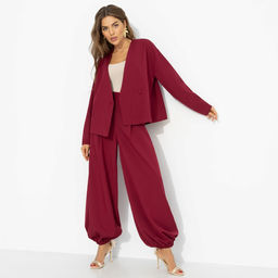 Брючный костюм для триумфа, Стиль говорит (2 в 1, рубин) - Charutti фото 6