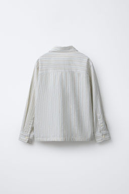 STRIPED FLANNEL SHIRT - Zara фото 2