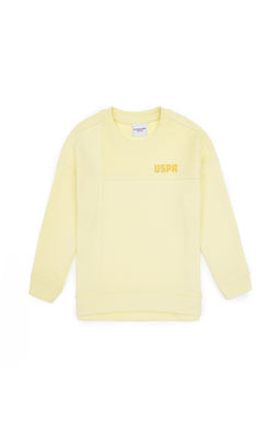K_z _ocuk Sar_ Bisiklet Yaka Sweatshirt Sepette S_rpriz _ndirim - U.s. polo assn фото 2