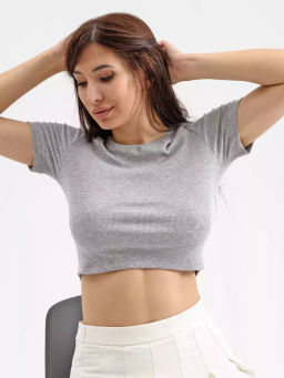 Кроп-топ Кашкорсерубчик лапша - Оптима фото 11