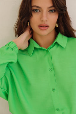 Рубашка базовая летучая мышь со спущенной линией плеча - Martichelli фото 6