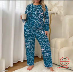 Пижама женская с принтом