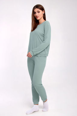 Арт. 10806/6 Пижама с брюками 42-50 (5 шт) Цвет:верх-мята, низ-мята