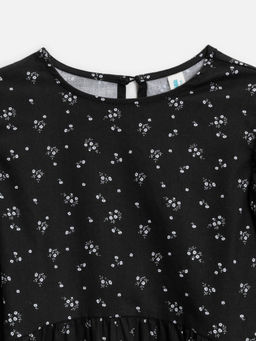 ACOOLA / Платье детское для девочек Ketrin черный принт  фото 5