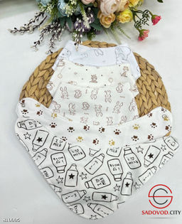 Слюнявчики на кнопках для новорождённых. - Bruno фото 2