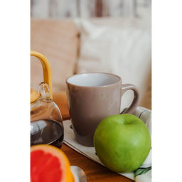 Цена за 2 шт. Кружка Доляна «Дымка», 360 мл, керамика, цвет коричневый