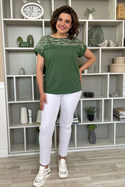 Футболка Rumoda 2135 зеленый/короткий рукав  фото 6