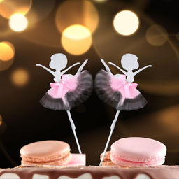 Топпер Балерина, набор 2 шт., цвет розовый - Страна карнавалия фото 2