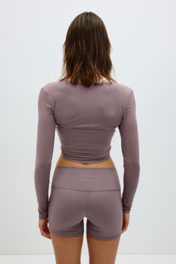 Top de yoga de manga larga con dise?o cropped - H&m фото 13